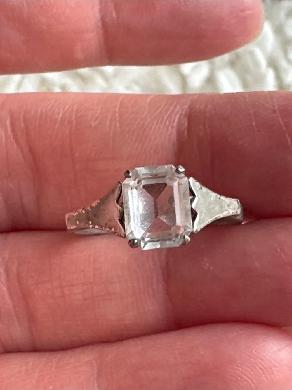 Vintage Emerald Cut Ring